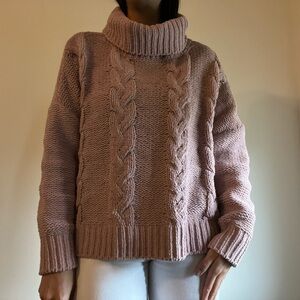 Oversized Turtleneck Sweater